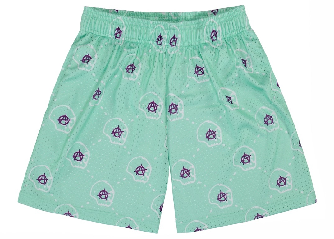 Pre-owned Bravest Studios Anarchy Shorts Light Green