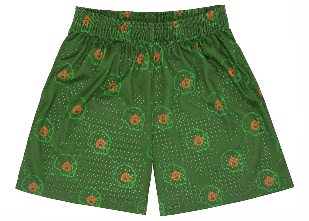 Pre-owned Bravest Studios Anarchy Shorts Olive Green