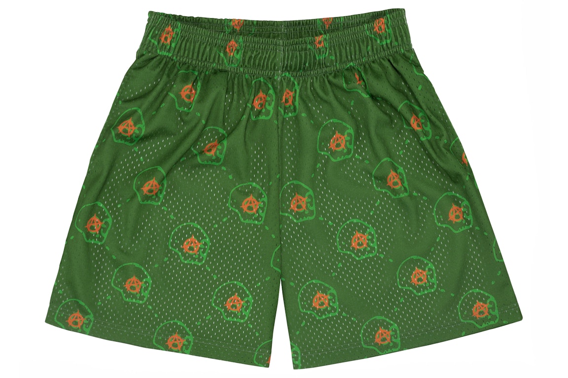Pre-owned Bravest Studios Anarchy Shorts Olive Green