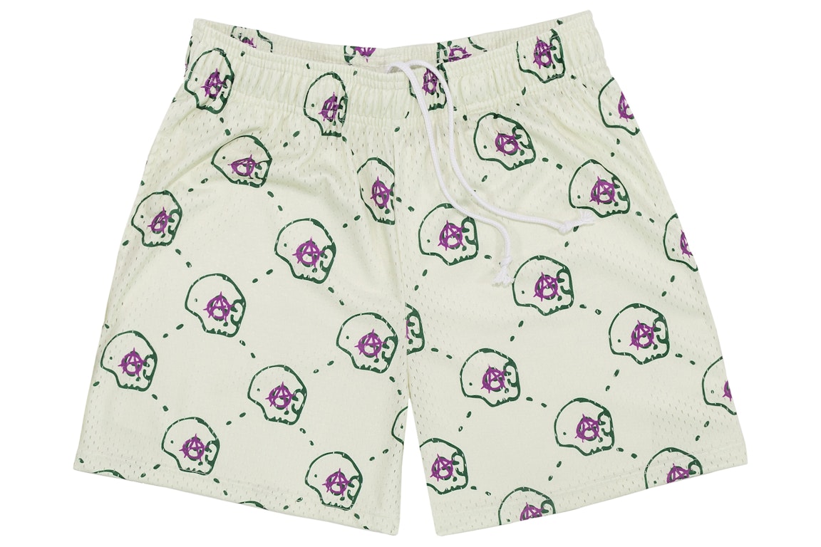 Pre-owned Bravest Studios Anarchy Shorts White