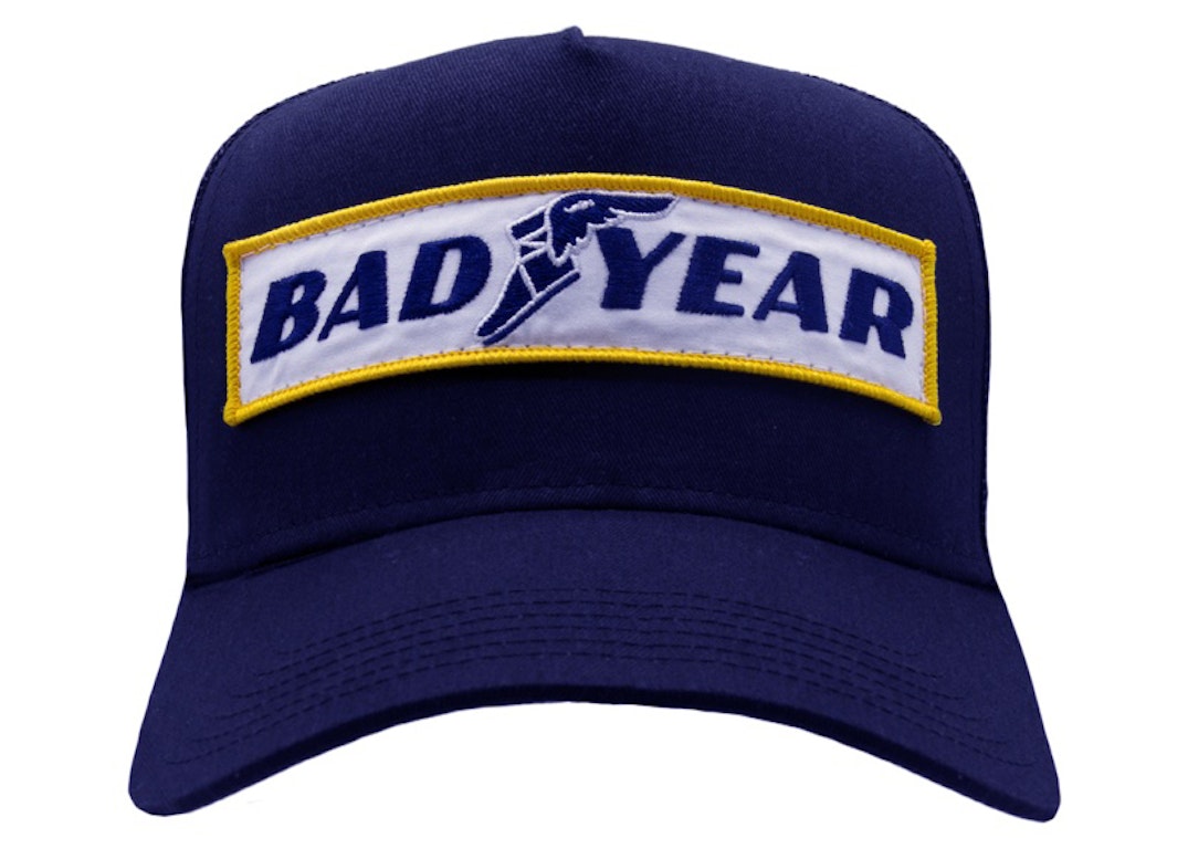 Pre-owned Bravest Studios Bad Year Trucker Hat Navy