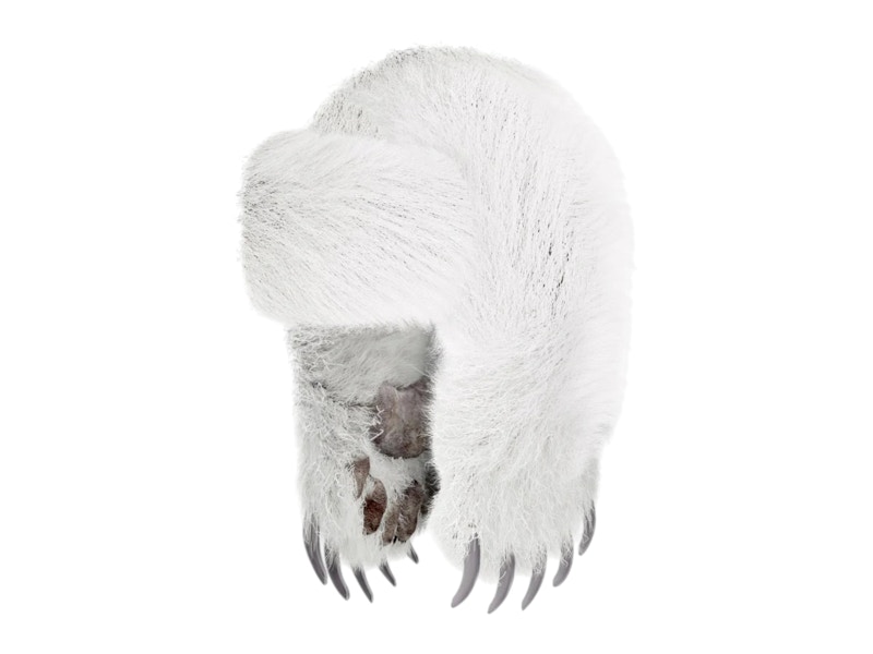 Bravest Studios Bear Claw Hat White Men's - FW25 - US