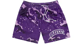 Bravest Studios Camo Shorts Purple