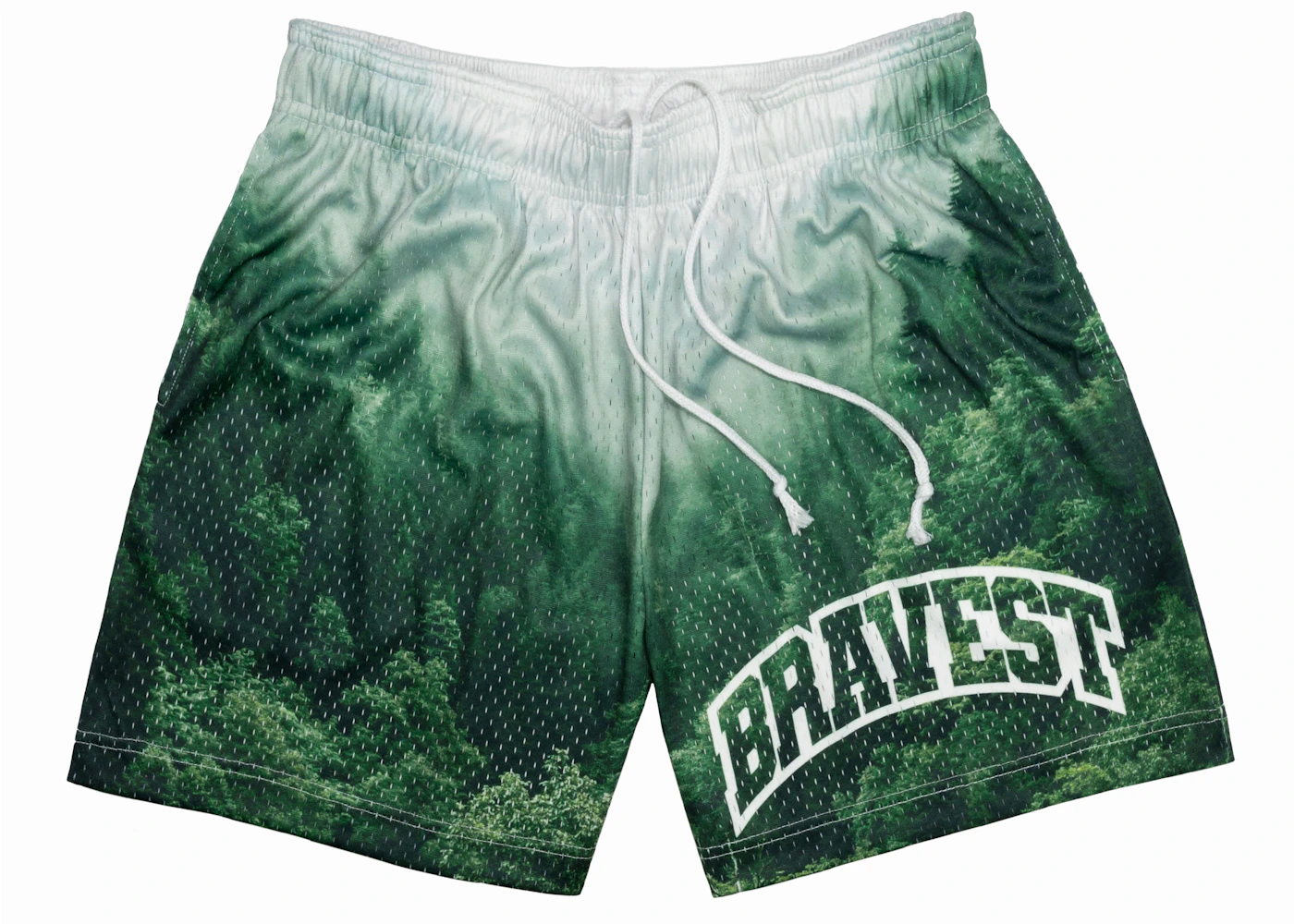 Bravest Studios Sniper Mesh Shorts Green Medium Brand New