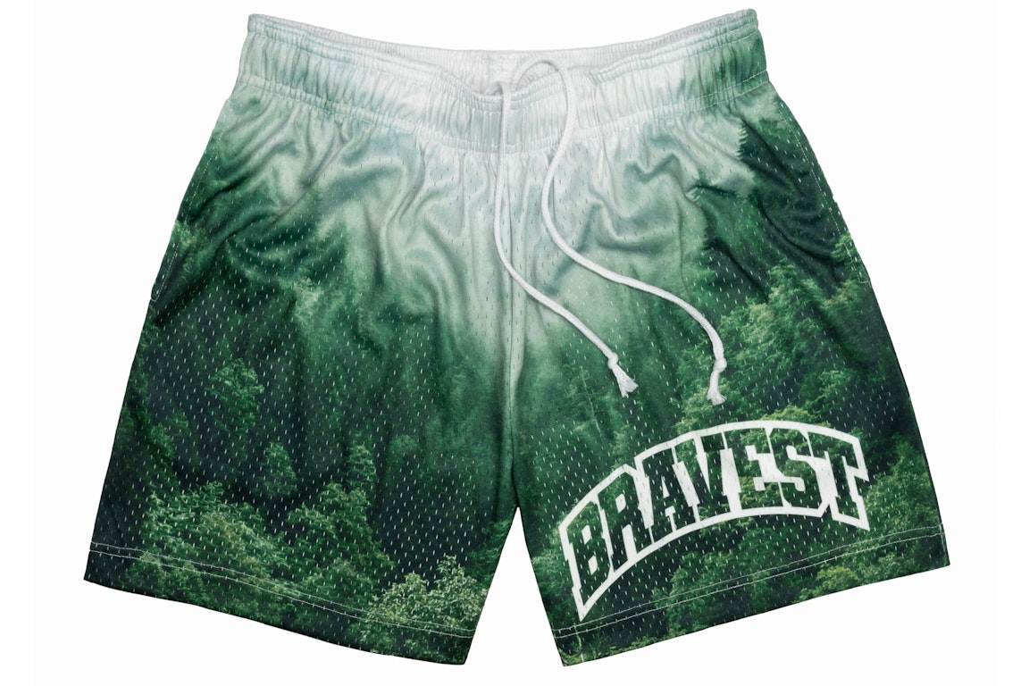 Pre-owned Bravest Studios Forest Shorts Multi