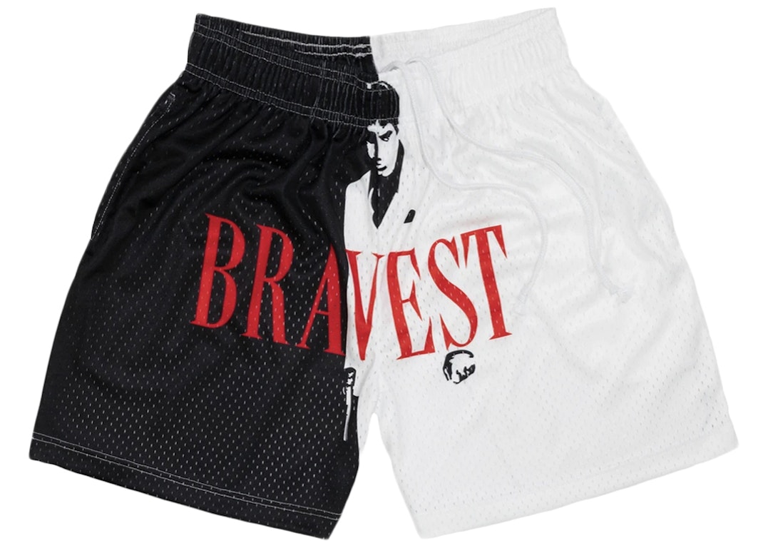 Pre-owned Bravest Studios Pacino Shorts Black/white