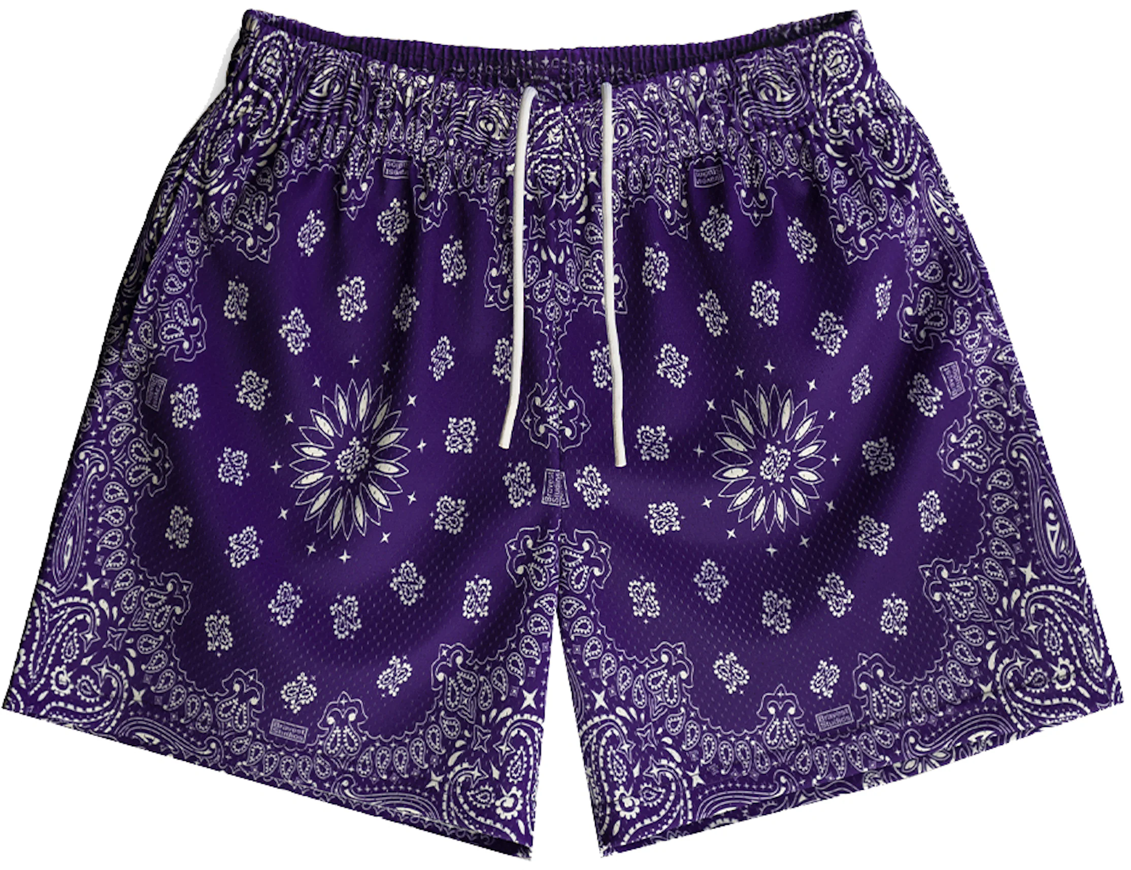 Bravest Studios Paisley Shorts Purple Men's - SS22 - US