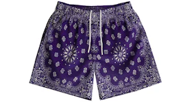 Bravest Studios Paisley Shorts Purple