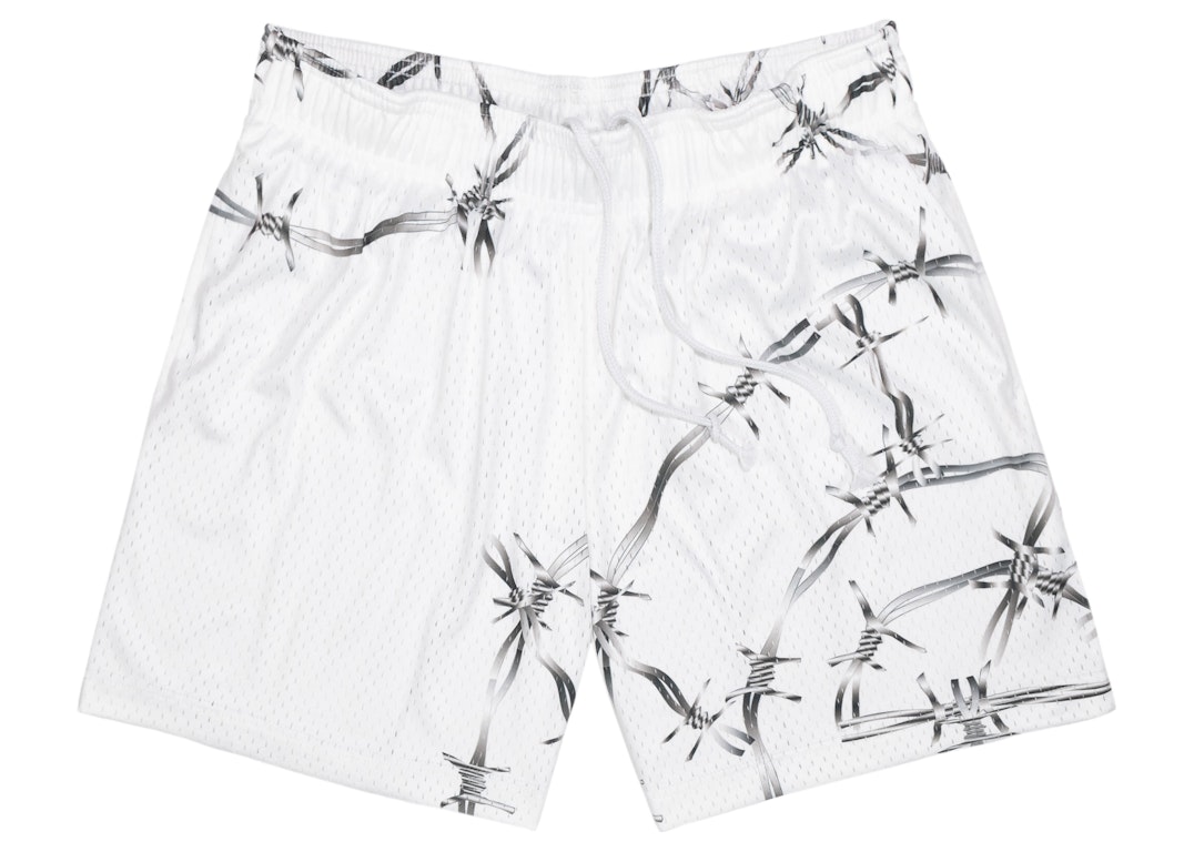 Pre-owned Bravest Studios Steel Spiral Wire Shorts White