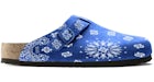 Bravest Studios Suede Paisley Clogs Blue