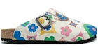 Bravest Studios Suede Paisley Clogs Multicolor Flower