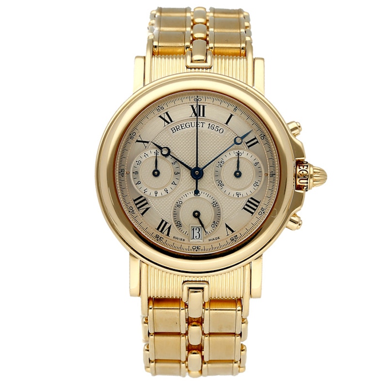 Breguet Marine Chronograph 3460BA 12 A90 35mm in Yellow Gold US