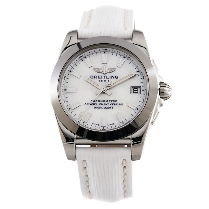 Breitling galactic 36 mother of pearl hot sale