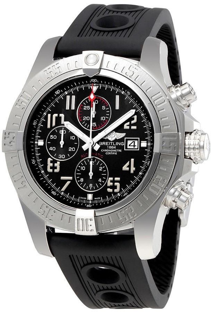 Breitling super avenger deals 2 black