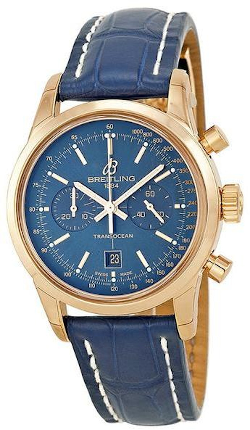 Breitling Transocean R4131012 C863BLLT 38mm in Rose Gold US