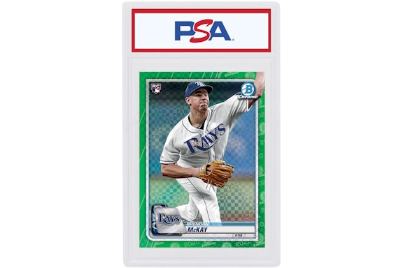 Brendan McKay 2020 Bowman Chrome X Rookie Green X-Fractor /31 #80 (PSA or BGS Graded)