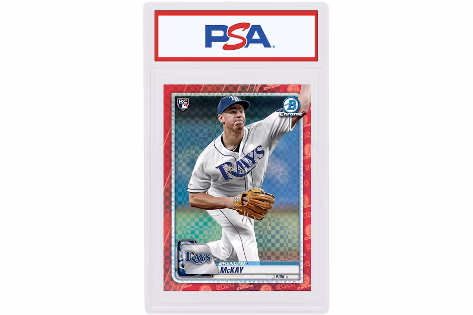 Brendan McKay 2020 Bowman Chrome X Rookie Red X-Fractor 1/1 #80