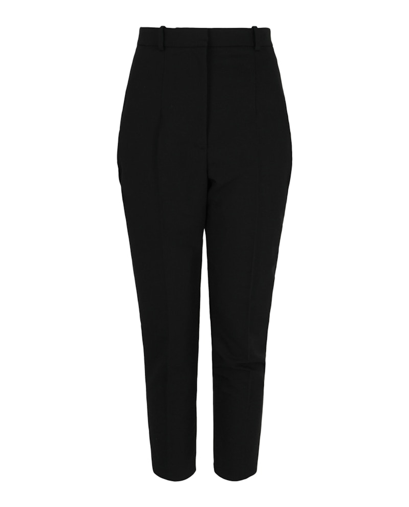 Alexander McQueen High Rise Cigarette Pants Black