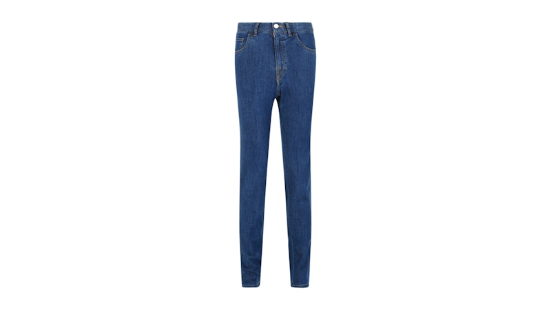 Brioni Mid-Rise Denim Jeans Bluette