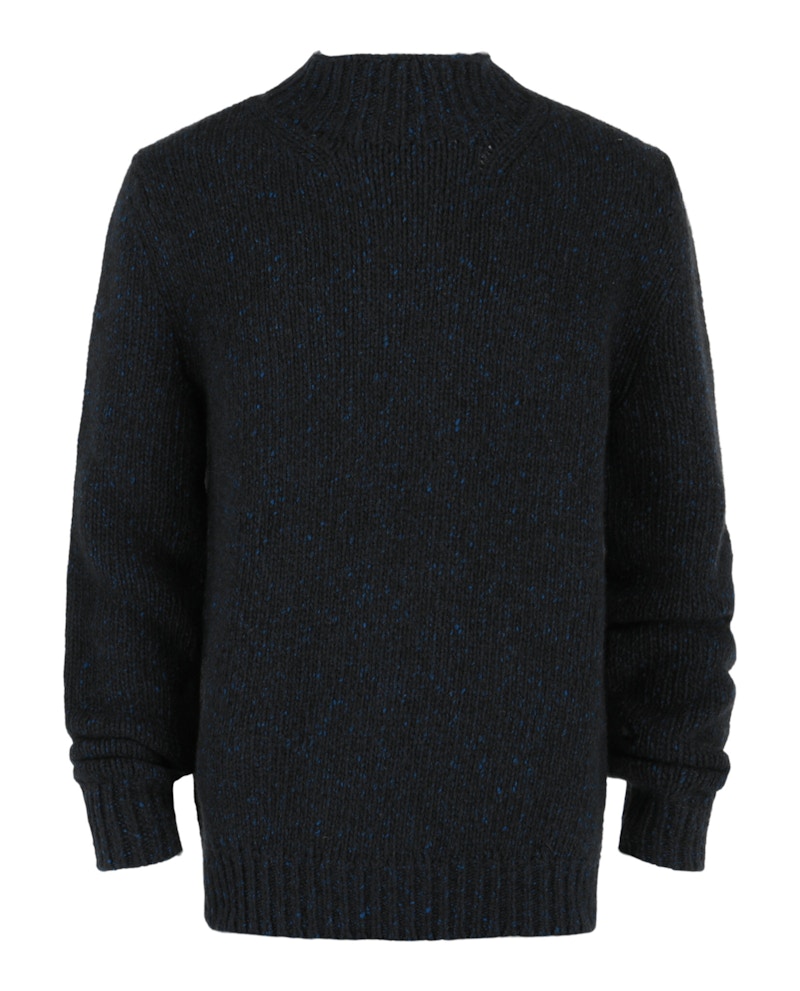 Brioni Ribbed Cashmere Sweater Midnight Blue