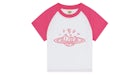 Broken Planet Baby Tee Snow White/Pink