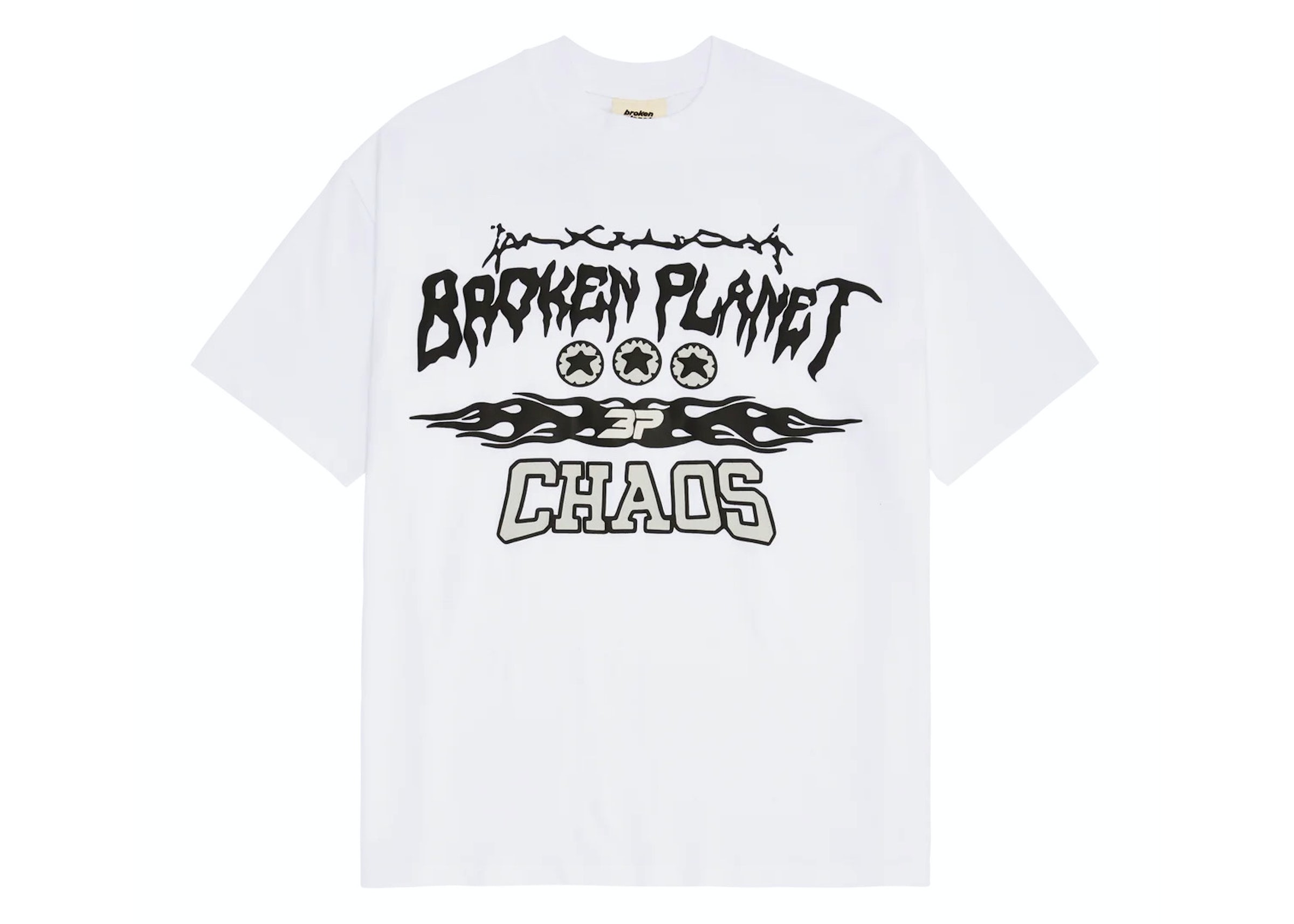 Broken Planet Chaos T-shirt Snow White
