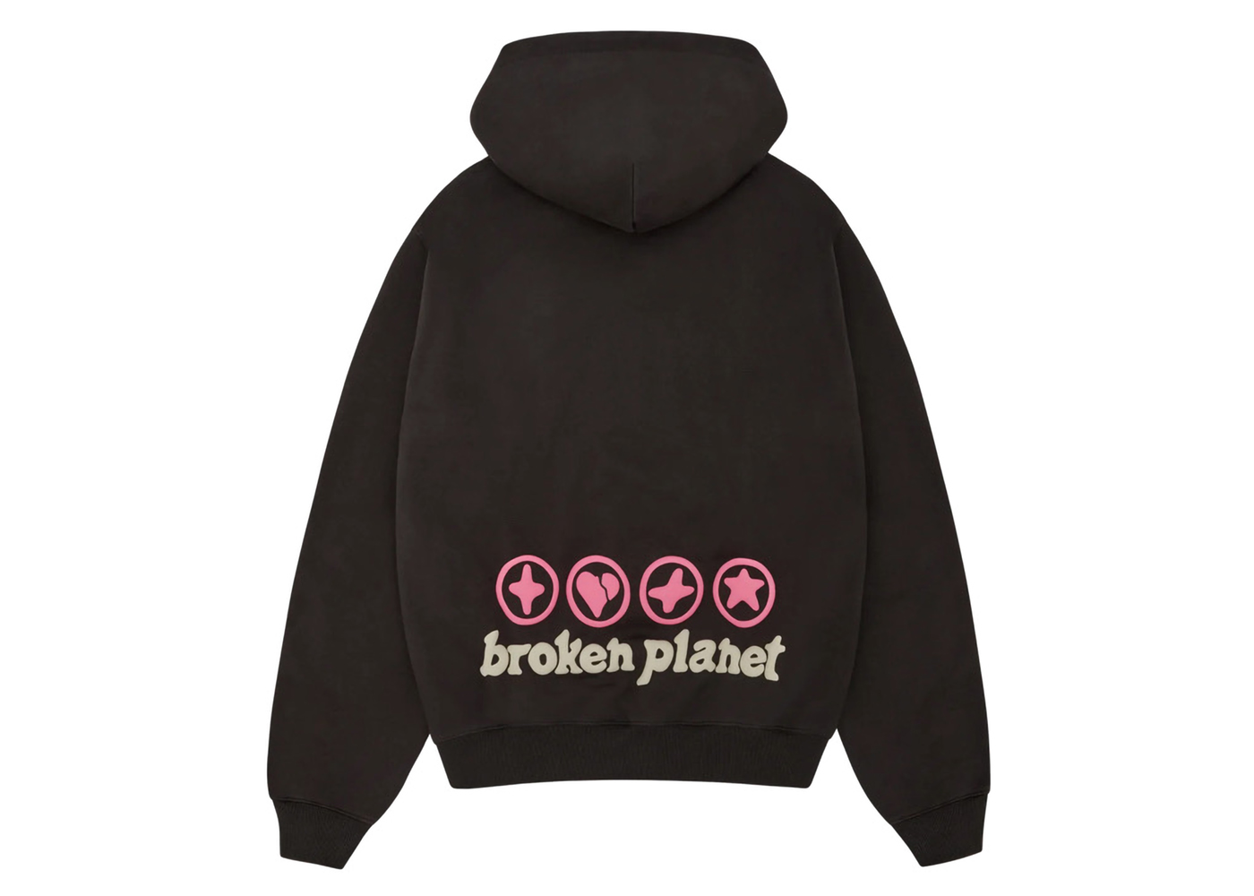 Broken Planet Hearts Are Made To Be Broken Hoodie Soot Black