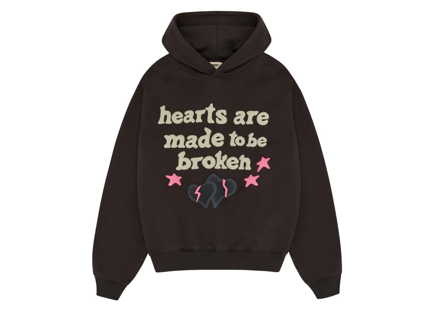 Broken Planet Hearts Are Made To Be Broken Hoodie Soot Black