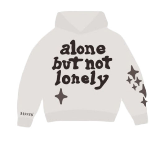 Broken Planet Alone But Not Lonely Hoodie White メンズ - JP