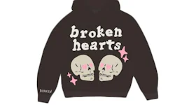 Broken Planet Broken Hearts Hoodie Dark Brown