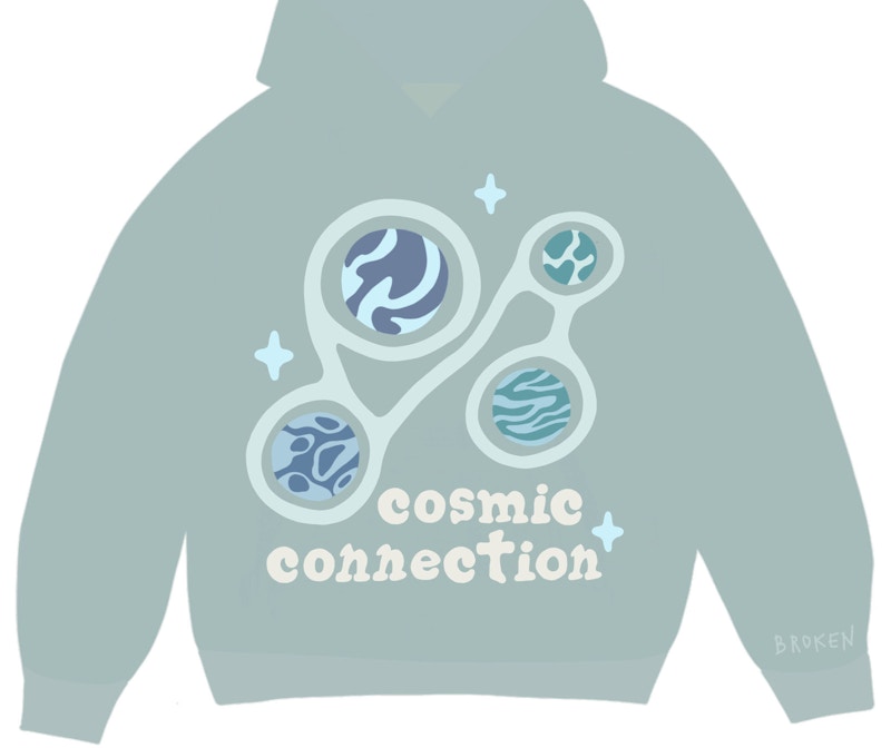 Broken Planet Cosmic Connection Hoodie Arctic メンズ - SS22 - JP