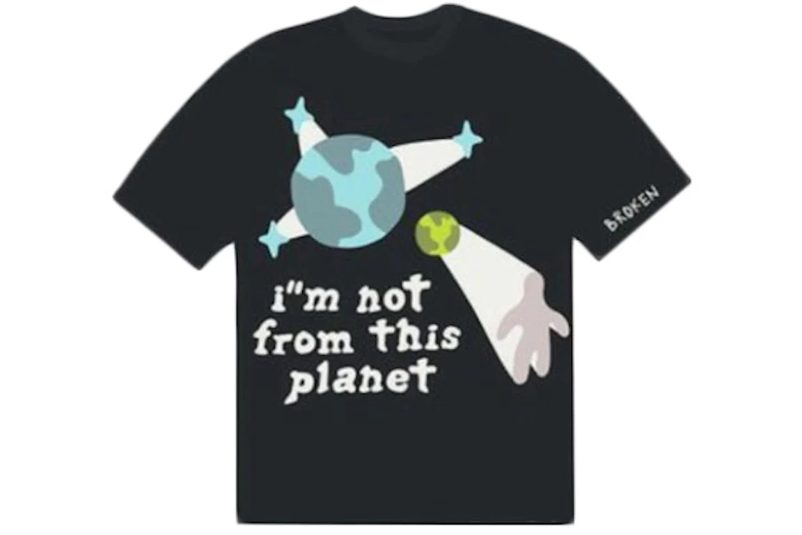Broken Market I'm Not From This Tshirt Black CN Broken Market I'm Not From This Tshirt Black CN