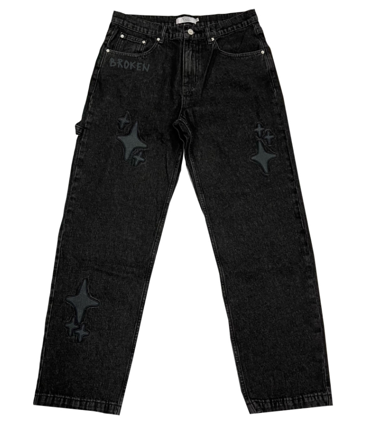 Broken Planet Multi-Star Jeans Washed Black メンズ - FW22 - JP