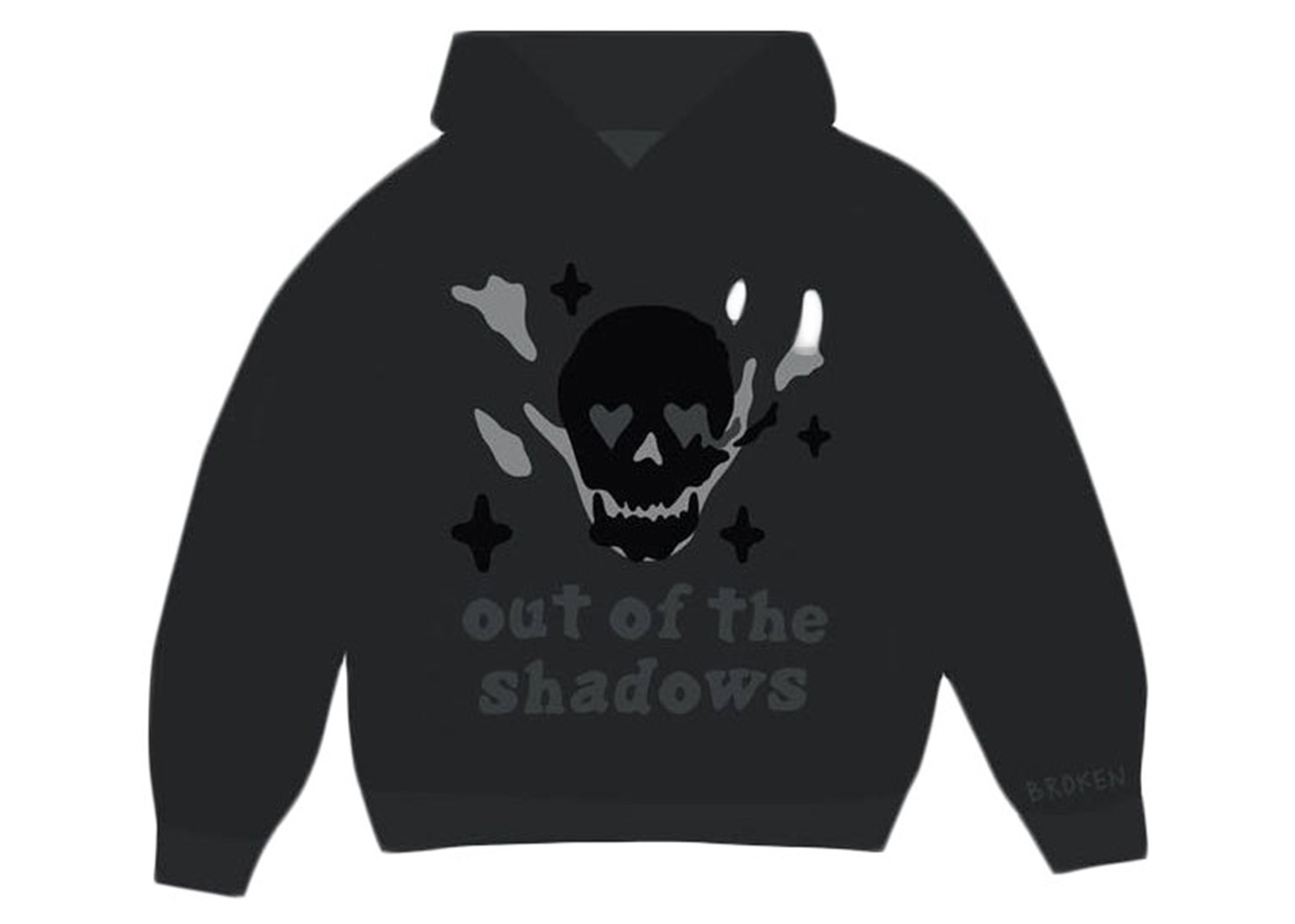 Broken Planet Out of the Shadows Hoodie Soot Black Men's - FW22 - US
