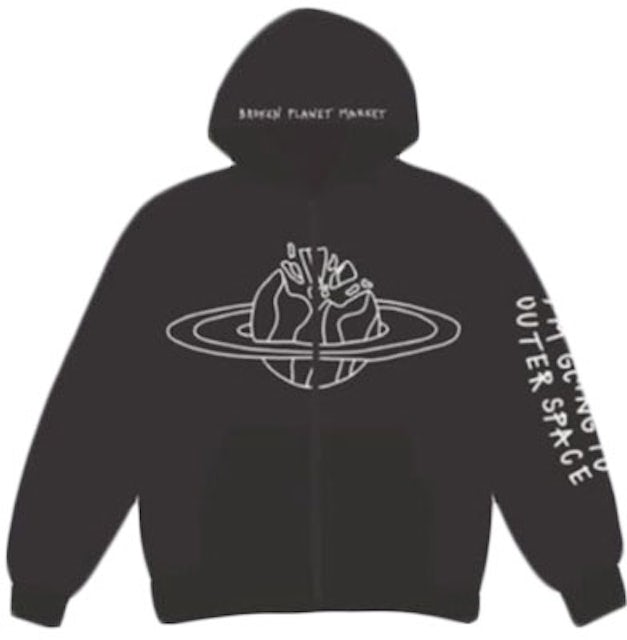 Broken Planet Lost In Space Pullover Hoodie : Clothing