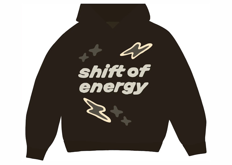 Pre-owned Broken Planet Men's Shift Of Energy Hoodie In Dark Brown