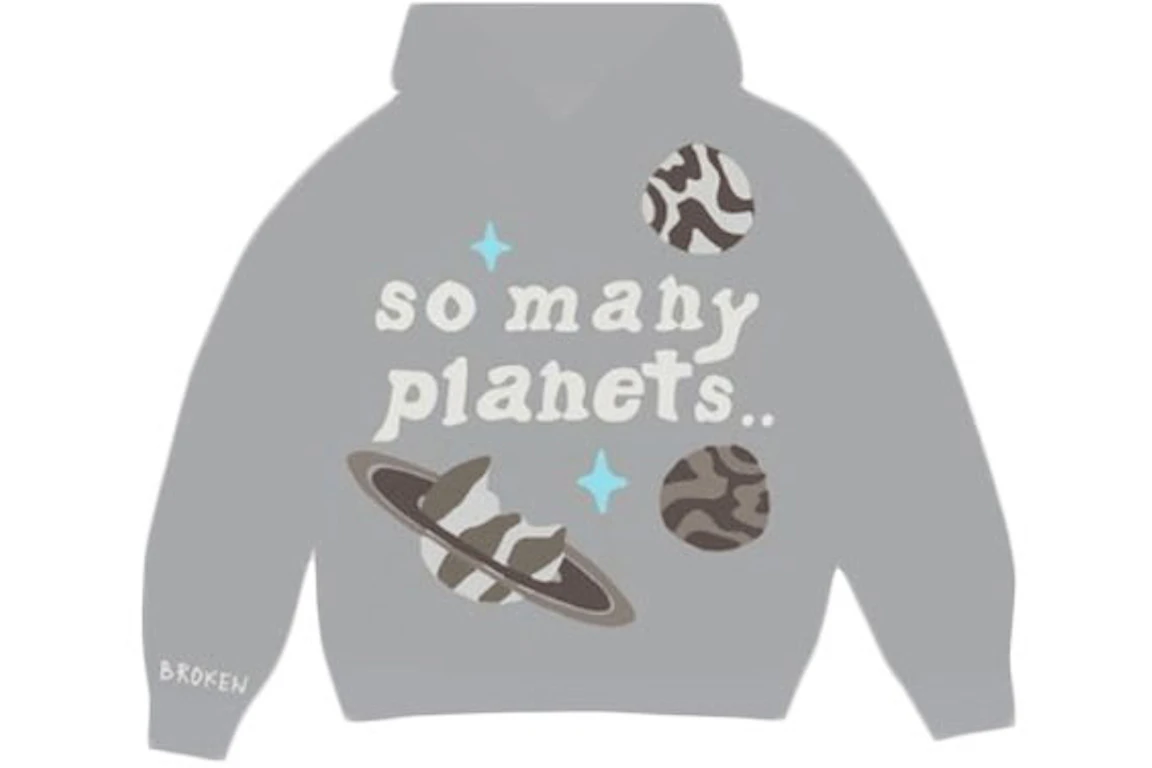 Broken Market So Many Hoodie Grey US Broken Market So Many Hoodie Grey US
