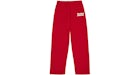 Pantalón de chándal Broken Planet Straight Leg Ruby Rojo