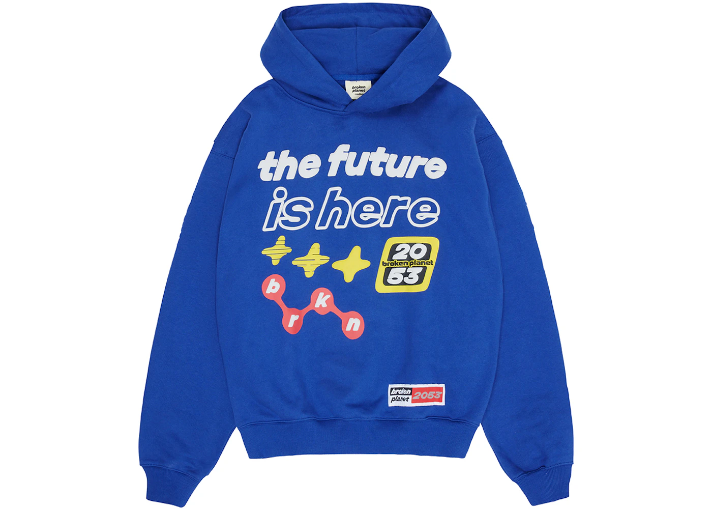 Broken Planet The Future Is Here Hoodie Deep Blue Men's FW23 US