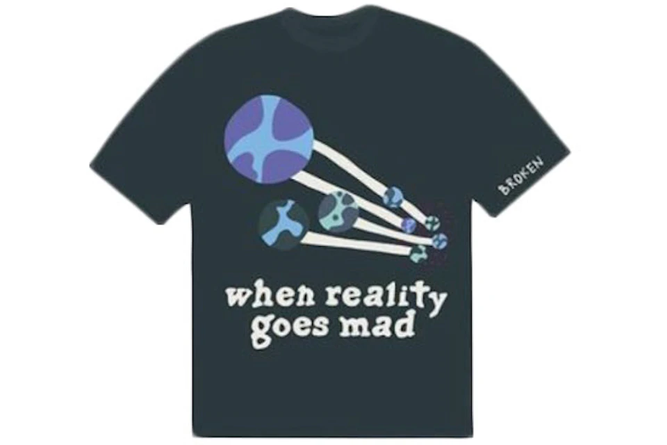 Broken Planet Market When Reality Goes Mad T Shirt Navy Us Broken Planet Market When Reality Goes Mad T Shirt Navy Us