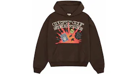 Broken Planet Out Of Service Hoodie Brown