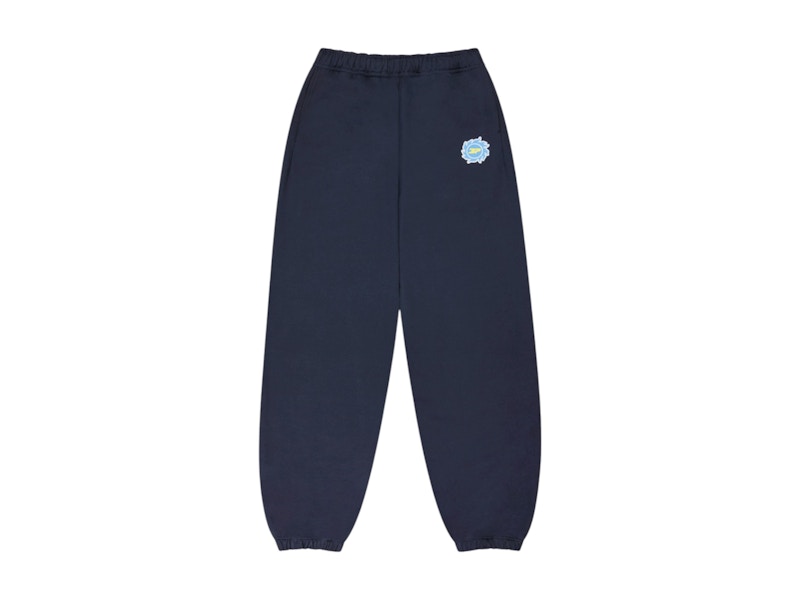 Pre-owned Broken Planet Men's Space Club Cuffed Sweatpant In Outer Space Blue