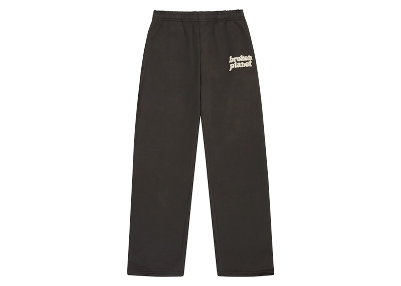 Broken Planet Straight-Leg Sweatpants Soot Black Men's - SS24 - US