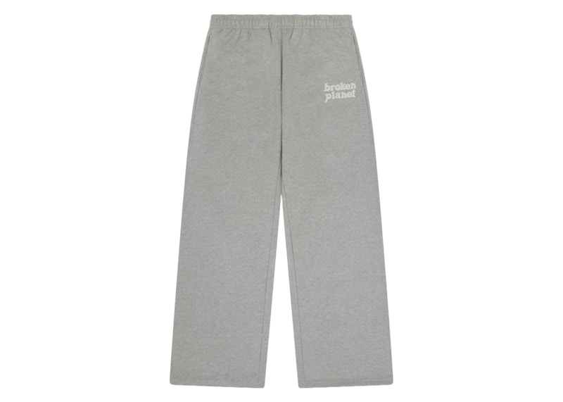 Broken Planet Wide-Leg Sweatpants Heather Grey Men's - SS24 - US