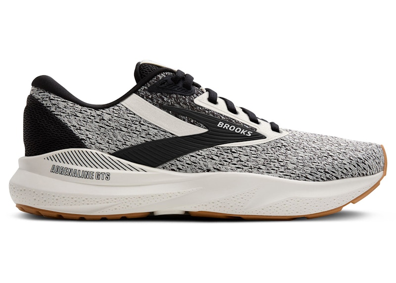 Pre-owned Brooks Adrenaline Gts 24 (women's) Sneakers In Coconut/black/biscuit In Multi