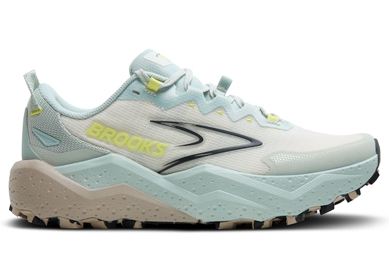Pre-owned Brooks Caldera 8 (women's) Sneakers In Misty Blue/coconut/chateau