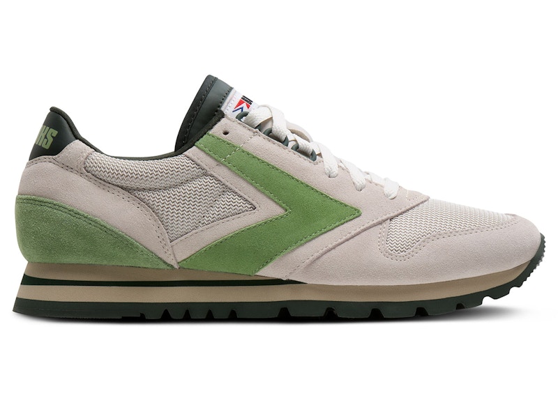 Men's Brooks Chariot Sneakers in Moonbeam/Green/Forest