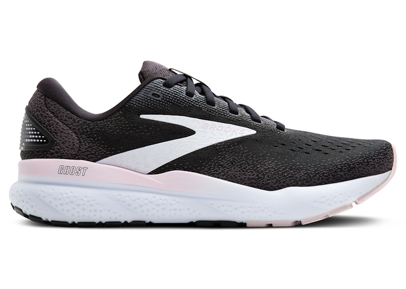 Pre-owned Brooks Ghost 16 (women's) Sneakers In Black/white/orchid Ice