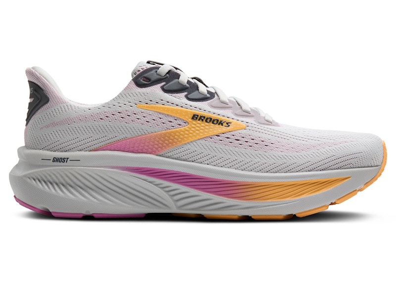 Pre-owned Brooks Ghost 17 (women's) Sneakers In Oyster/apricot/pink In Multi