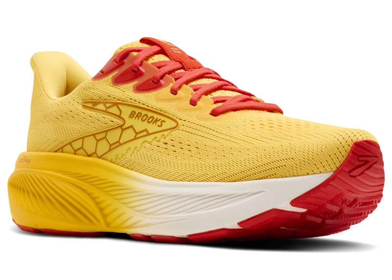 Brooks Ghost 17 runDisney Winnie the Pooh (Women's) Sneakers in Honey Yellow/Red/Orange